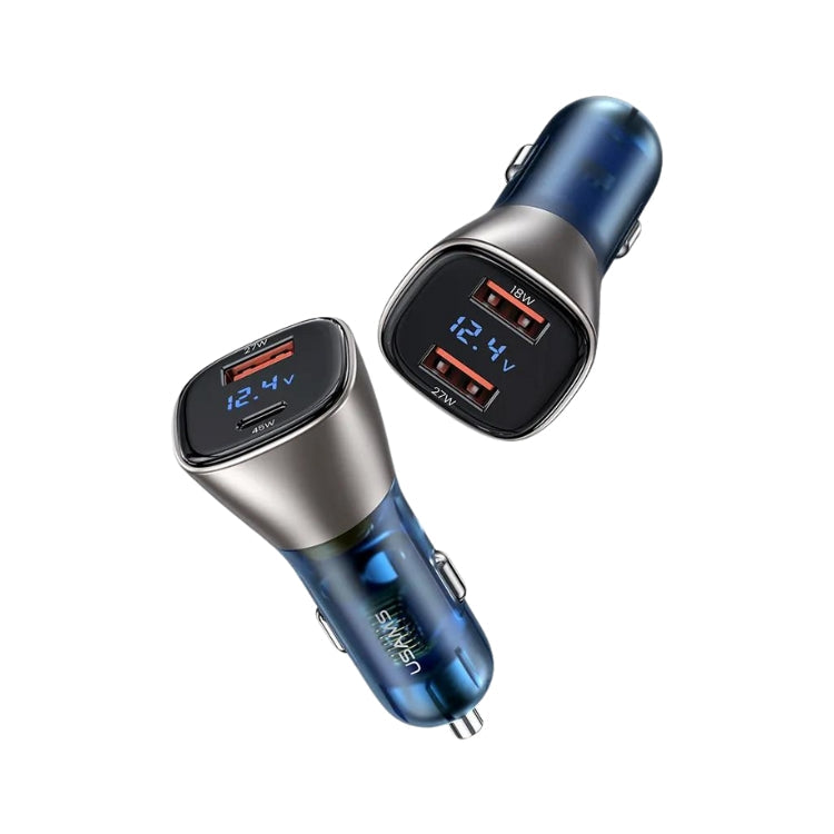 72W A+C DUEL PORTS DIGITAL DISPLAY FAST CAR CHARGER