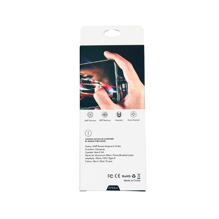 180+360 Degree Rotation Mobile Magnetic Usb Cable